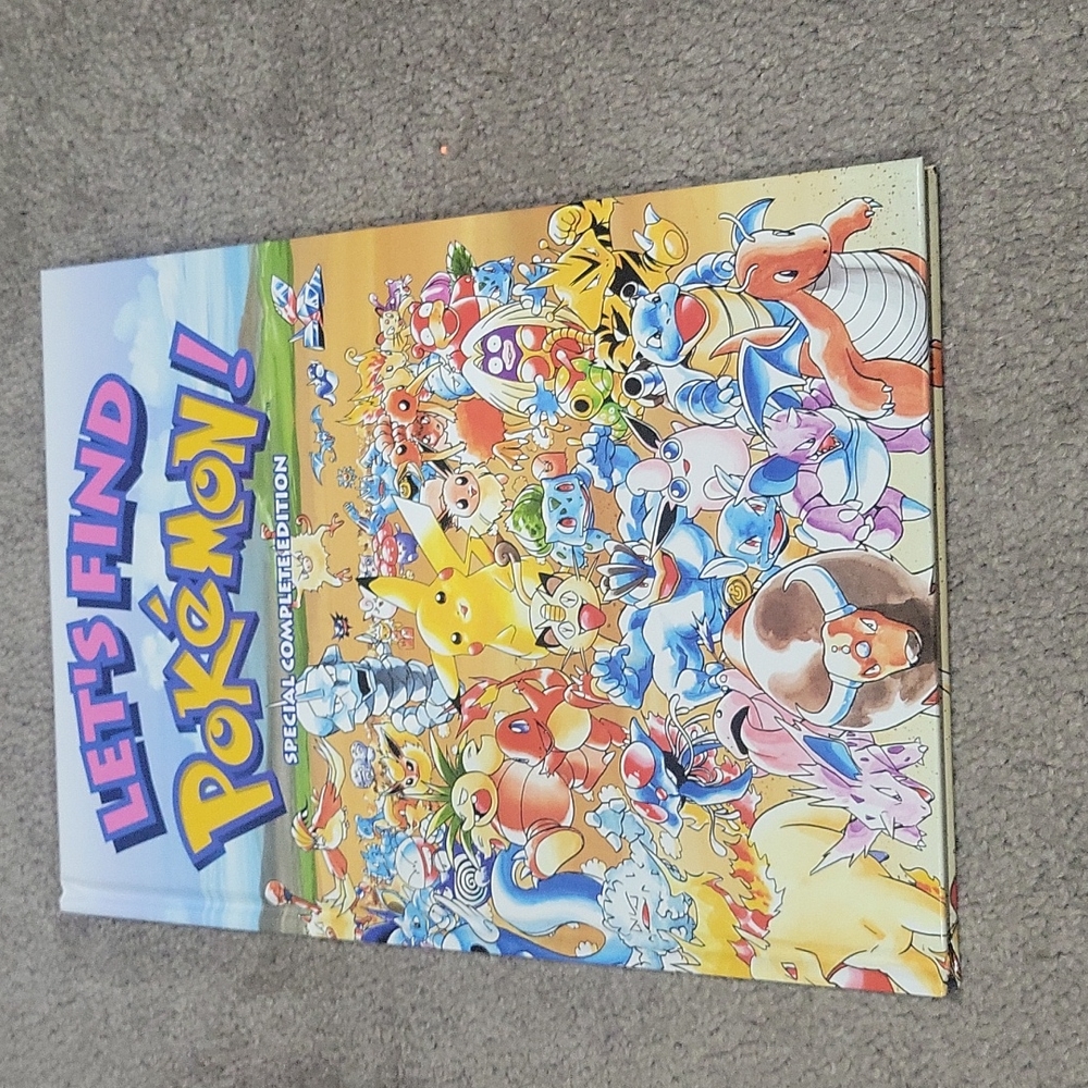 Let's find pokemon book
